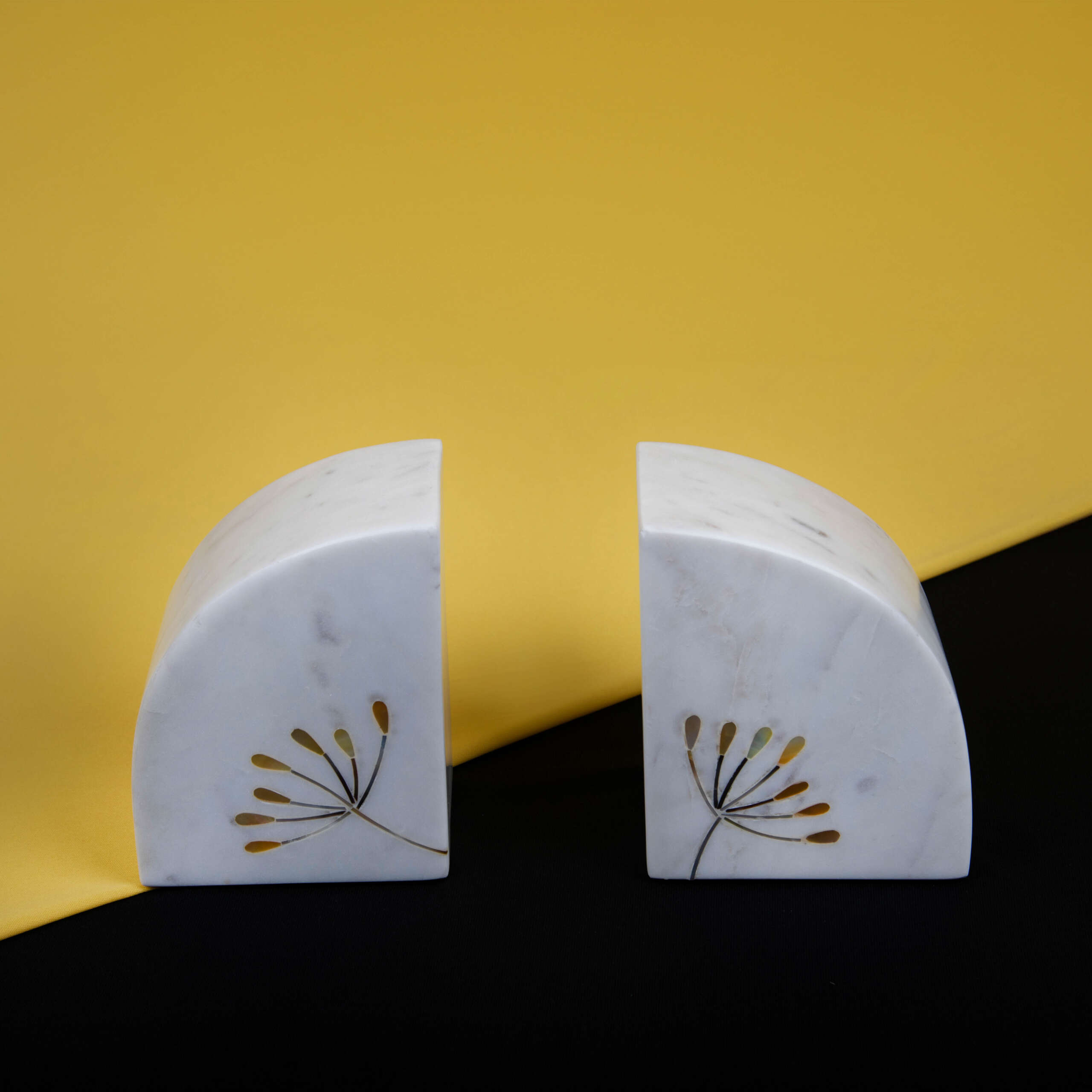 Mother of Pearl inlay Bookends